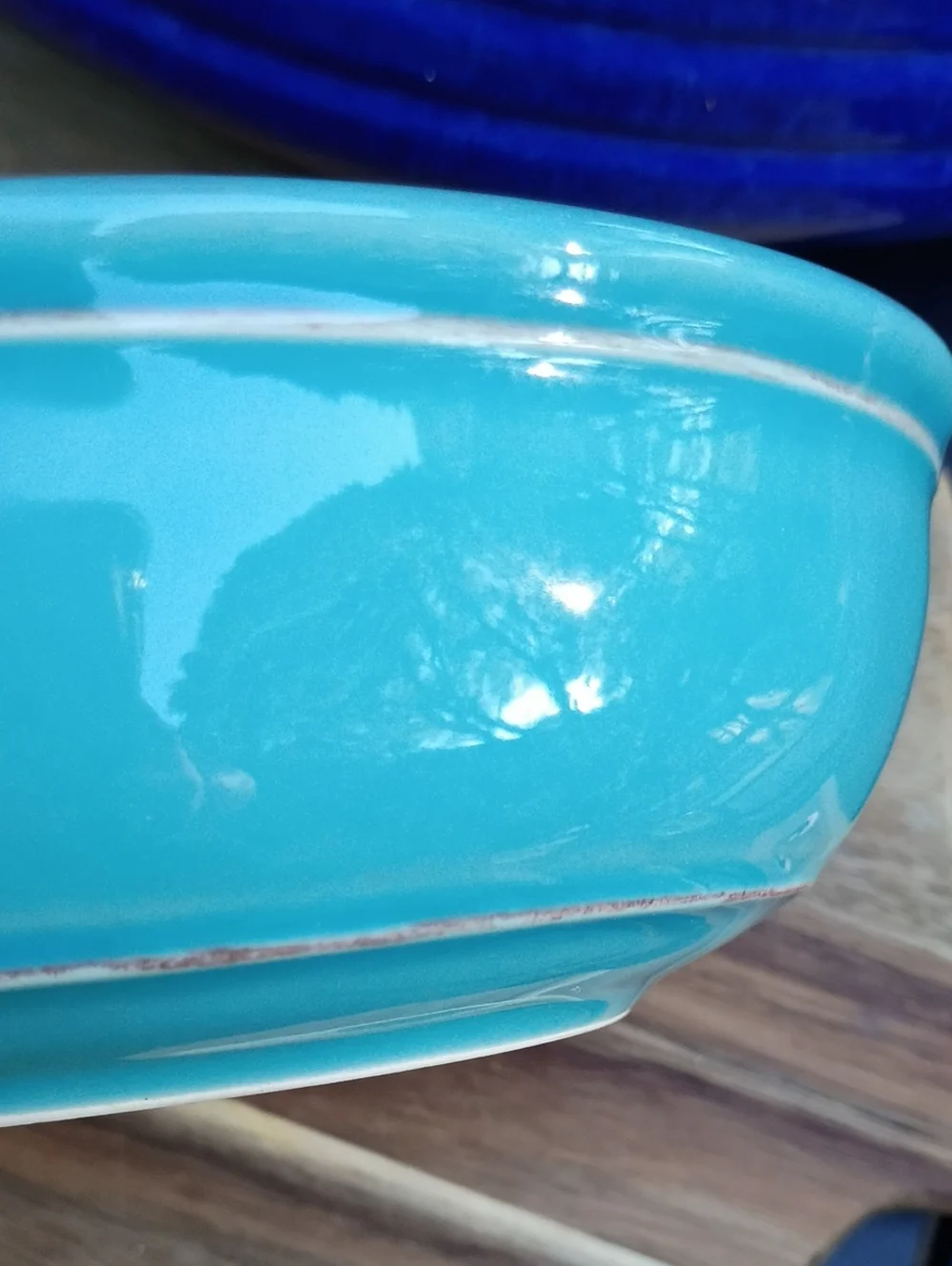 PB Turquoise Cambria Soup Bowl